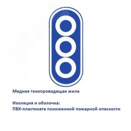 Кабель силовой ВВГ-Пнг(А)-LS 3х1.5ок(N.PE)-0.66   100м ТРТС