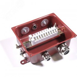 Коробка с зажимами наборными КЗНС-08 У2 IP54  пластиковый ввод ГОФРОМАТИК