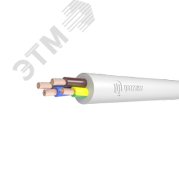 Провод ПВС 3х1,5+1х1,5 белый