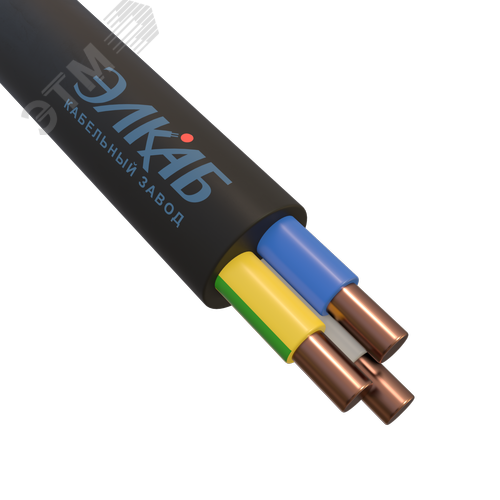 Кабель силовой ППГнг(А)-HF 3х1,5 ок (N,PE) - 0,66 кВ ТРТС