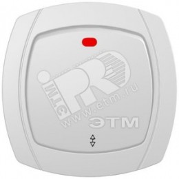 OVAL Выключатель проходной 3п СП 10А с индикатором белый