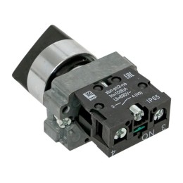 Переключатель BD21 2P короткая ручка NO IP65 PROxima