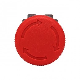Кнопка BS542 поворотная красная Грибок NC