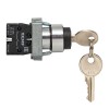 Переключатель BG21 2P с замком не возвратный NO