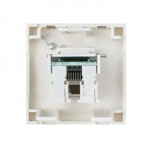 Розетка RJ45, категории 5e (ширина 2 модуля)