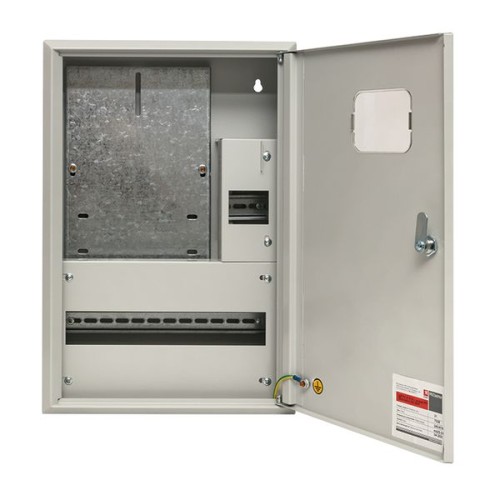 Щит учетно-распределительный навесной ЩУРн 3/18 с окном IP31 500х340х120 под электросчетчик
