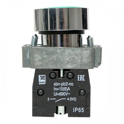 Кнопка BA31 зеленая NO IP65 PROxima