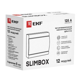 Щит распределительный ЩРН-П-12 ''SlimBox'' белая дверца IP41 PROxima