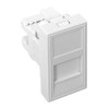 Розетка RJ45, категории 5e (ширина 1 модуль)