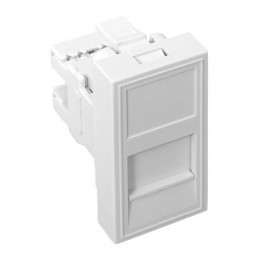 Розетка RJ45, категории 5e (ширина 1 модуль)