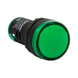 Лампа AD16-22HS LED матрица 22мм зеленый