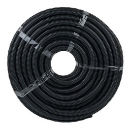 Труба гофрированная FRHF с зондом d25мм (75м) черная Plast PROxima