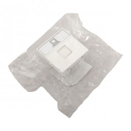 Розетка RJ45, категории 5e (ширина 2 модуля)