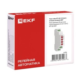 Реле времени RT-2C (2 регулир. порога времени, 2 исп. конт.) PROxima