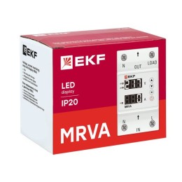 Реле напряжения и тока с дисплеем MRVA 63A PROxima