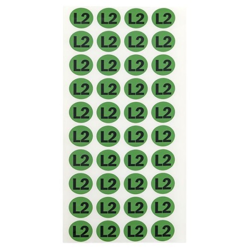 Наклейка L2 d=20мм PROxima