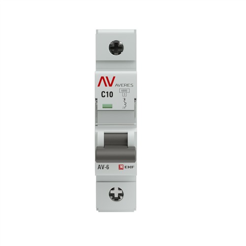 Выключатель автоматический AV-6 1P 10A (C) 6kA AVERES