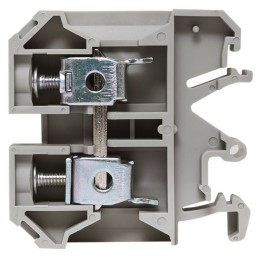 Клемма проходная винтовая JXB 16 мм2 серая EKF