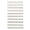 Маркеры для ST/Push-in 2,5 с нумерацией 1-50 для крепления сбоку (100 шт.) EKF