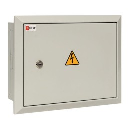 Щит распределительный встраиваемый ЩРв-12з IP31 2 60х340х120 с замком