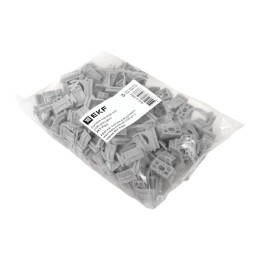 Крепеж-клипса для ручного монтажа d20 мм серая EKF-Plast