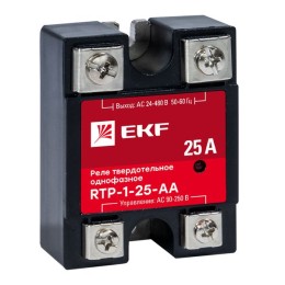 Реле твердотельное однофазное RTP-25-AA PROxima
