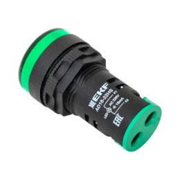 Лампа AD16-22HS LED матрица 22мм зеленый
