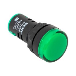 Лампа AD16-22HS LED матрица 22мм зеленый