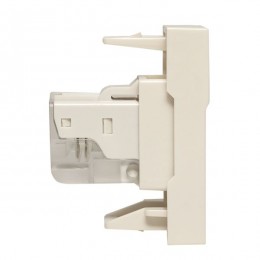 Розетка RJ45, категории 5e (ширина 1 модуль)