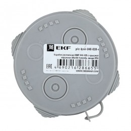 Коробка распаячная с крышкой КМР-040-039 наружная 85х40 АБС серая 4 входа IP54 PROxima