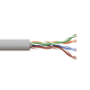 Витая пара TERACOM PRO 5E U/UTP 4 пары solid 24AWG LSZH нг(А)-HF серый 305м