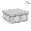 Коробка распределительная КМР-030-031 с крышкой (85х85х40) для прямого монтажа 8 мембр. вводов серая IP55 EKF
