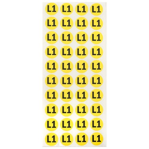 Наклейка L1 d=20мм PROxima