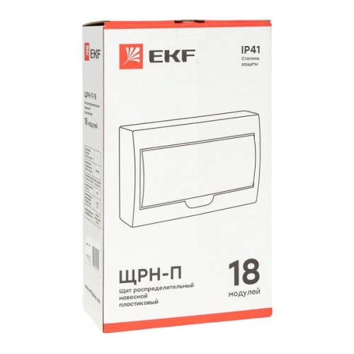 Щит распределительный навесной ЩРн-П-18 IP41 пластиковый