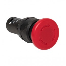 Кнопка SW2C-11MZ поворотная красная Грибок 1з+1р