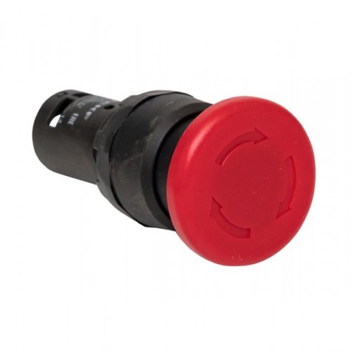 Кнопка SW2C-11MZ поворотная красная Грибок 1з+1р
