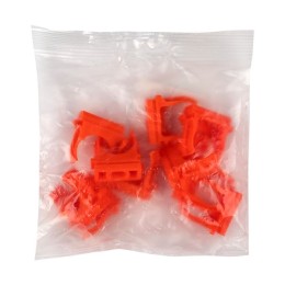 Крепеж-клипса оранжевая d20мм Plast PROxima