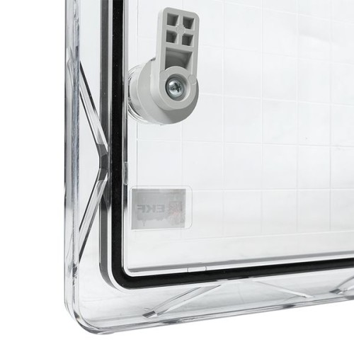 Бокс пластиковый с монтажной платой прозр. дверь 500х350х190 мм IP65 PROxima