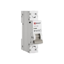 Выключатель автоматический однополюсный 1P 10А (B) 6kA ВА 47- 63Т M636110B PROXIMA EKF