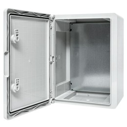 Бокс пластиковый с монтажной платой 400х300х220 мм IP65 PROxima