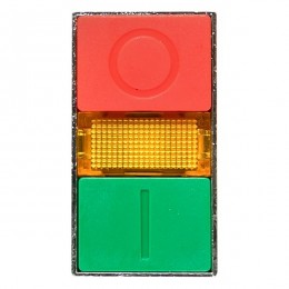 Кнопка LAY5-BW8465 I-O прямоугольная 230В NO+NC PROxima