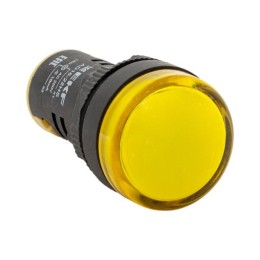 Лампа AD16-22HS LED матрица 22мм жёлтый