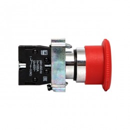 Кнопка BS542 поворотная красная Грибок NC