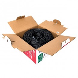 Витая пара TERACOM 5E F/UTP 4 пары solid OUT LDPE черный 305м