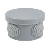 Коробка распаячная с крышкой КМР-040-039 наружная 85х40 АБС серая 4 входа IP54 PROxima