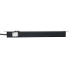 Блок розеток PDU TERACOM PRO 19'' 1U 16А/250В 8 розеток Schuko с выключателем шнур питания длиной 2 метра сечение 3x1.5 мм2 вилка Schuko корпус алюминий черный