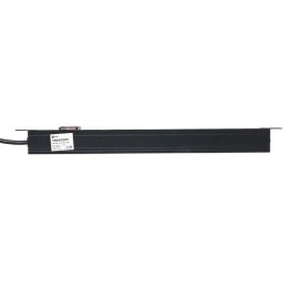 Блок розеток PDU TERACOM PRO 19'' 1U 16А/250В 8 розеток Schuko с выключателем шнур питания длиной 2 метра сечение 3x1.5 мм2 вилка Schuko корпус алюминий черный