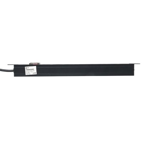 Блок розеток PDU TERACOM PRO 19'' 1U 16А/250В 8 розеток Schuko с выключателем шнур питания длиной 2 метра сечение 3x1.5 мм2 вилка Schuko корпус алюминий черный