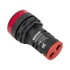 Лампа AD16-22HS LED матрица 22мм красный