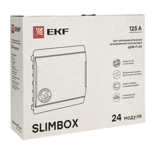Щит распределительный ЩРВ-П-24 SlimBox белая верцаIP41 PROxima